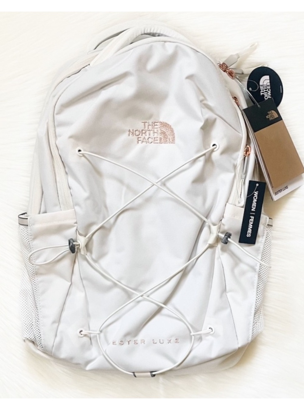 The North Face Women’s Jester Luxe 27 Liter Backpack In Gardenia White
